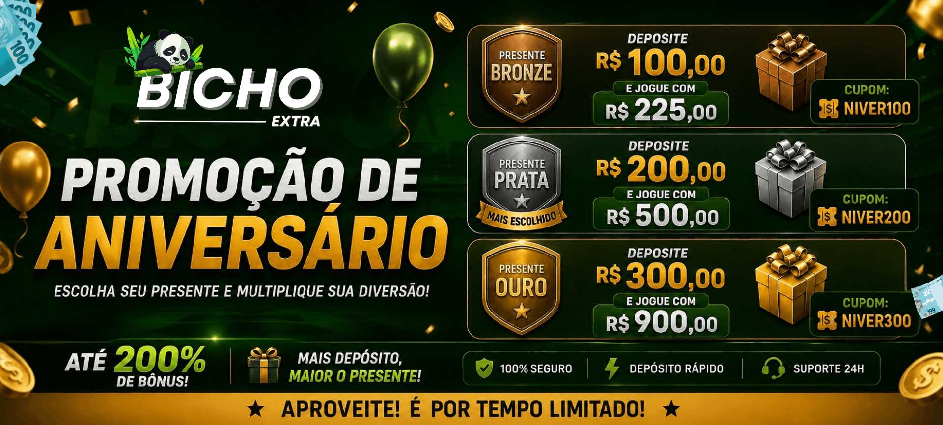 Banner depósito